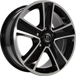 Alloy Wheels 16'' 5x118 Diewe Mammut 5 Nero machined