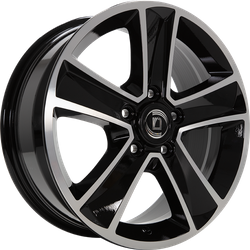 Alloy Wheels 16'' 5x130 Diewe Mammut 5 Nero machined