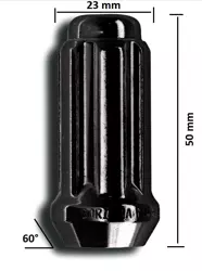 Lug nuts for alloy rims, wheels - M14x1,5 / galvanized (closed) - TUV (EU)