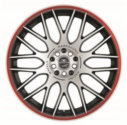 Felgi Aluminiowe 18'' 4x100 / 4x108 Barracuda Karizzma Mattblack-polished / Color Trim rot
