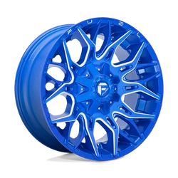 Алуминиеви Джанти Fuel Off Road D770 20X10 6X135/5.5 BLUE-MILL -18MM