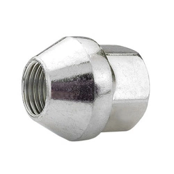 Гайки за алуминиеви джанти - M12x1.25 / Galvanized - (open with collar) - TUV (EU)