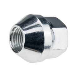 Lug nuts for alloy rims, wheels - M12x1,5 / galvanized - (open with collar) - TUV (EU)