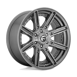 Алуминиеви Джанти Fuel Off Road D710 20X10 6X135 BRSH-GNMTL-TTC -18MM