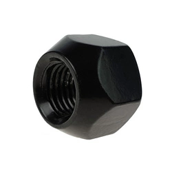 Black Lug Nuts for steel wheels - M12x1,5 - (open without collar) - Carbonado