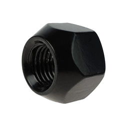 Black Lug Nuts for steel wheels - M12x1,5 - (open without collar) - Carbonado