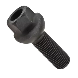 Черен болт за алуминиеви, стоманени джанти M14x1.5 топка R14 - Carbonado