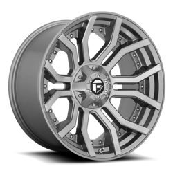 Алуминиеви Джанти Fuel Off Road D713 20X9 6X135/5.5 BRSH-GNMTL-TTC 01MM