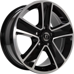 Aluminiumfelgen 16'' 5x118 Diewe Mammut 5 Nero machined