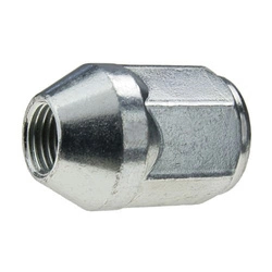 Nuts for aluminum rims, wheels - M12x1.25 / Zinc - (closed) - TUV (EU)