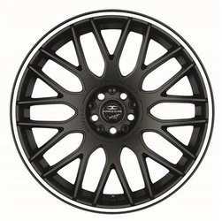 Alloy Wheels 18'' 5x110 / 5x120 Barracuda Karizzma Mattblack Puresports / Color Trim weiss