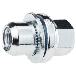 Aluminium Wheel Nuts, Land Rover Type – M14x1.5 / Zinc Plated, Floating Washer, Key Size 22 – Carbonado