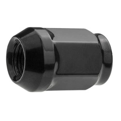 Черни Гайки за алуминиеви джанти, джанта - M12x1,25 - (затворена) - ключ 19 - Carbonado