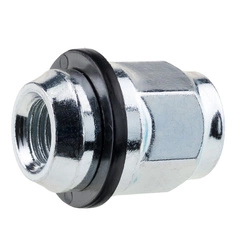 Steel Wheel Nuts, Hyundai Type – M12x1.5 / Zinc, Plastic Washer, Key Size 21 – Carbonado