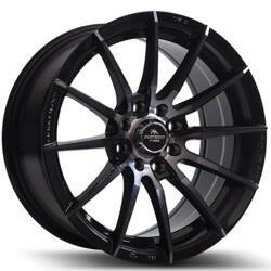 Алуминиеви Джанти Forzza Atom 7X15 4X100/108 ET25 73,1 Black Magic Machined