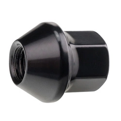 Czarna nakrętka do oryginalnych felg Ford M12x1,5 / Jednoczęściowa - Carbonado
