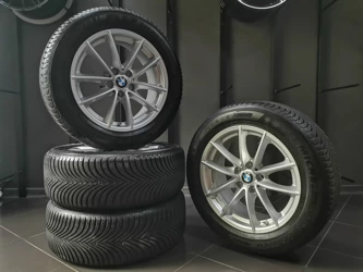 Zestaw zimowy 17” BMW Felgi Styl 618 Opony Michelin Alpine 5 czujników G22 G23 G26 G30 G31 i4